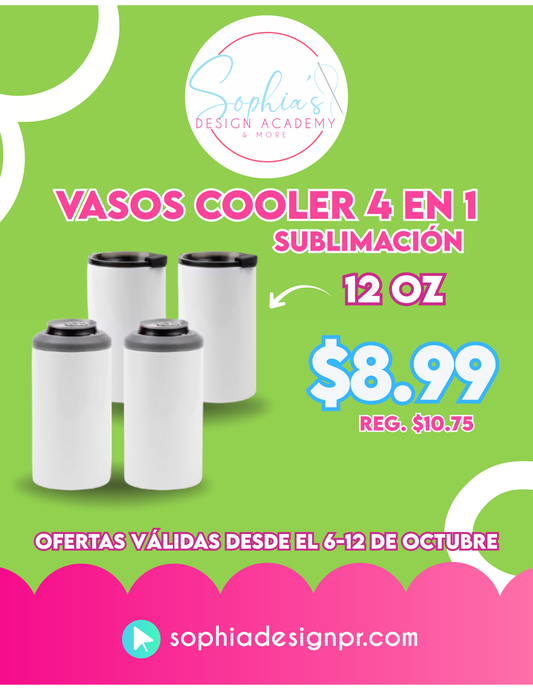 OFERTA Vasos cooler 4 en 1