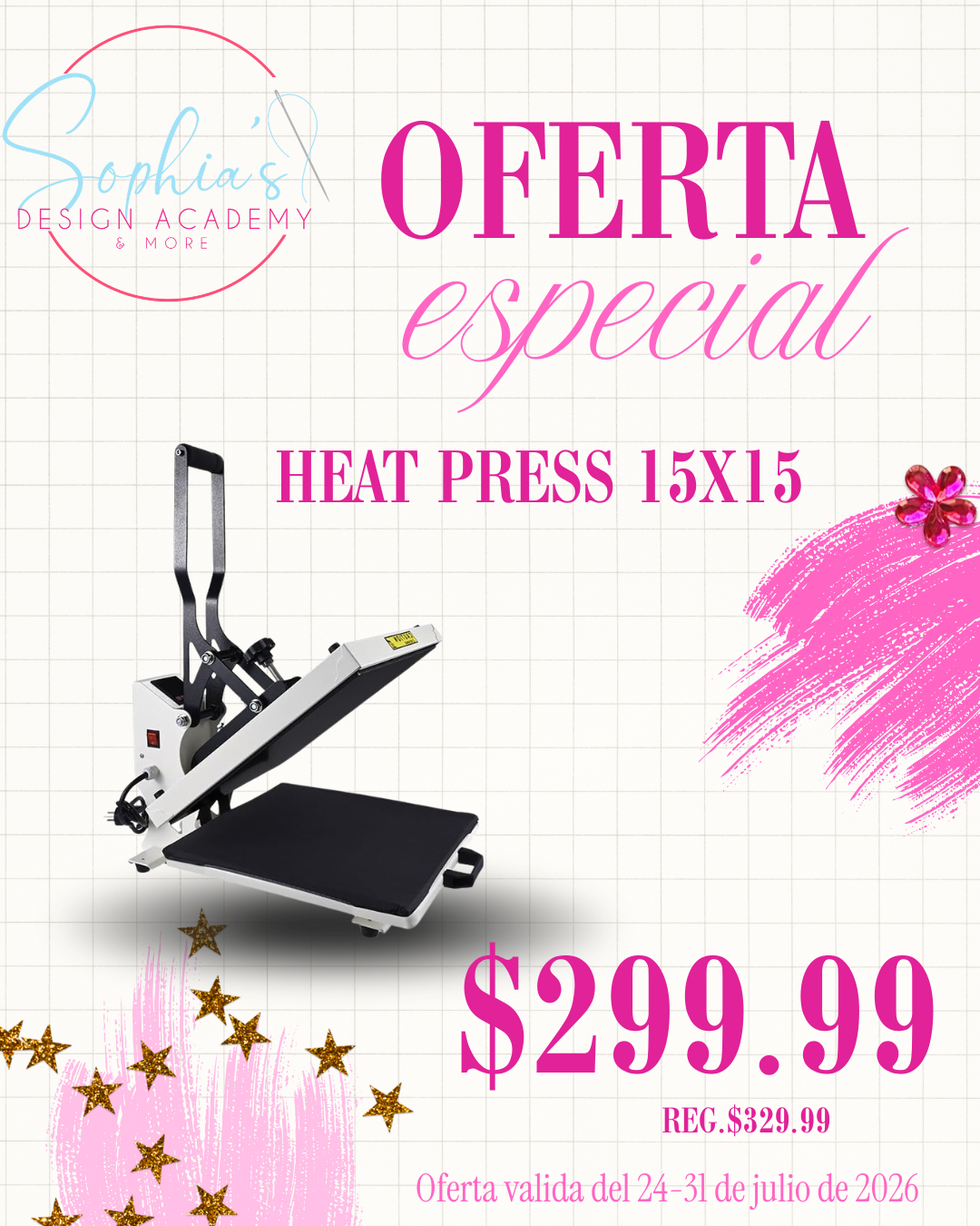 OFERTA HEAT PRESS 15x15