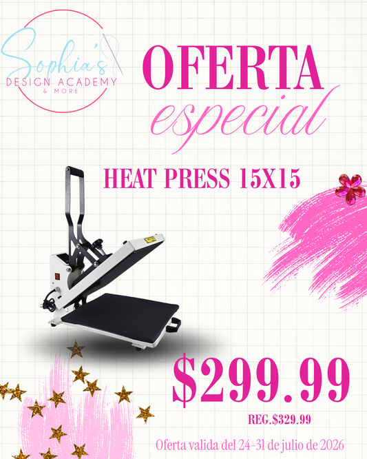 OFERTA HEAT PRESS 15x15