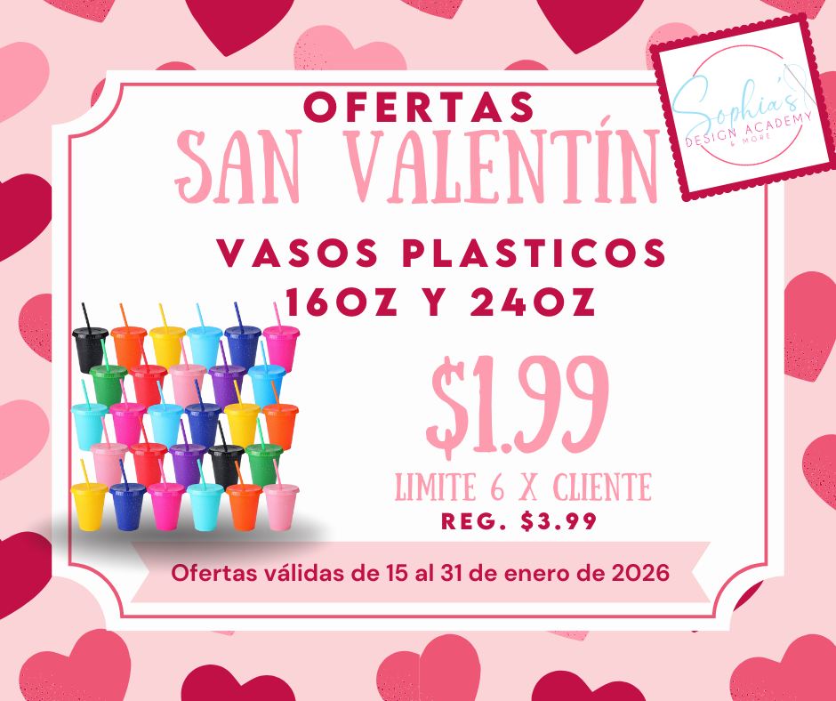 OFERTA VASOS PLASTICOS