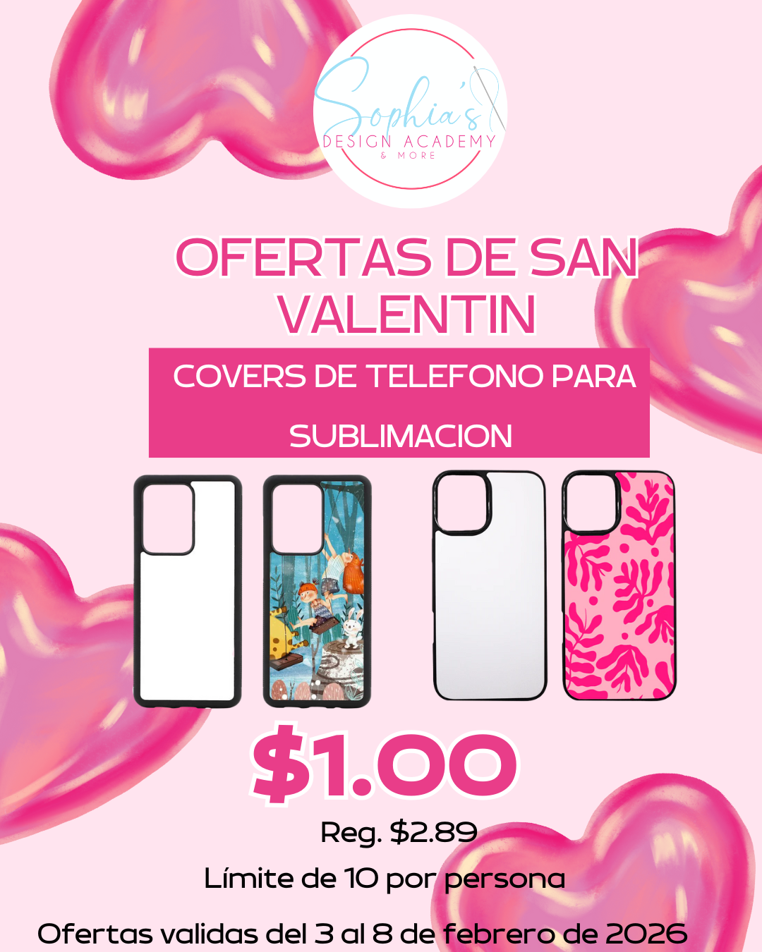 oferta cover de telefono para sublimar