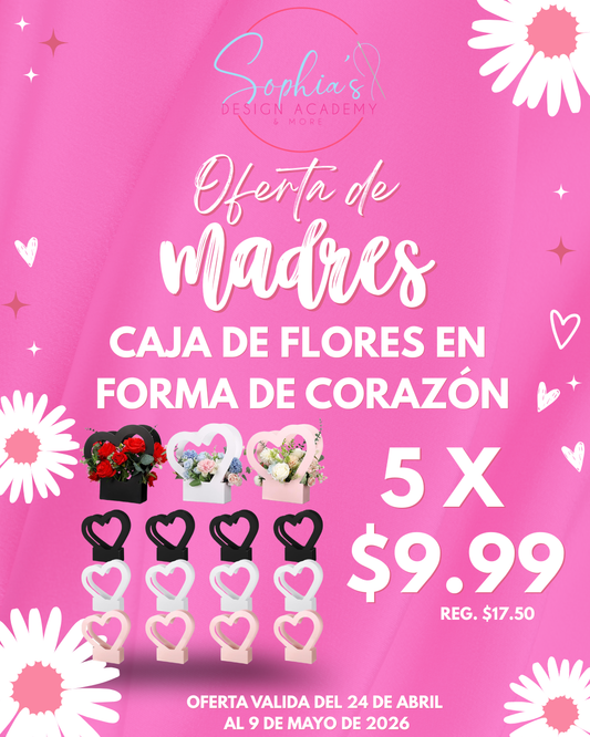 OFERTA CAJAS EN FORMA DE CORAZON