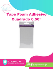 Load image into Gallery viewer, Tape Foam Adhesivo Cuadro 0.50&#39;&#39;
