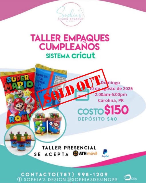 Taller Empaques Cumpleaños - Domingo 10 de agosto de 2025 - (2:00 pm a 6:00pm)