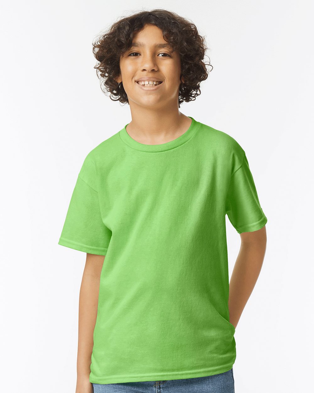 T-Shirt Algodón 50/50 Manga Corta - Niño (Camisa) -Oscura- Individual.