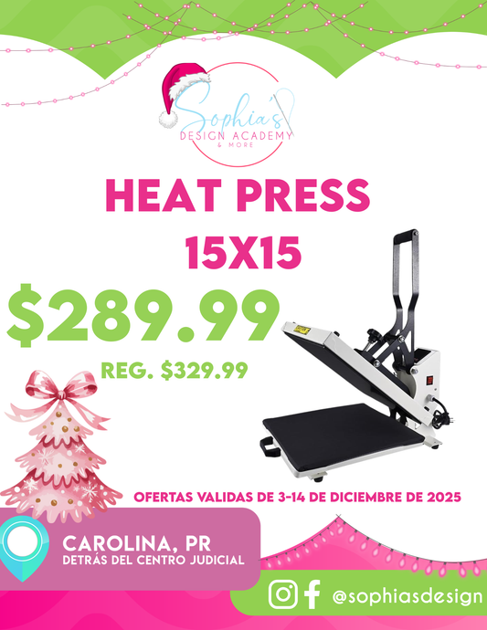 OFERTA HEAT PRESS 15X15