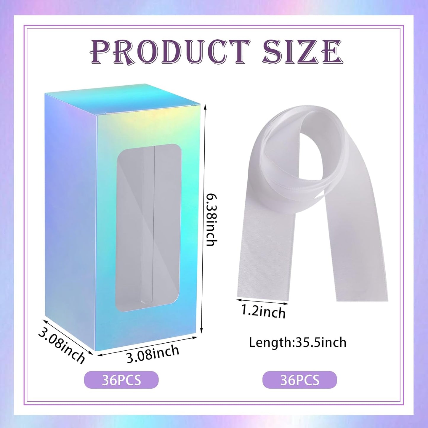 Caja Holográfica para Vasos Skinny 12,16,18OZ