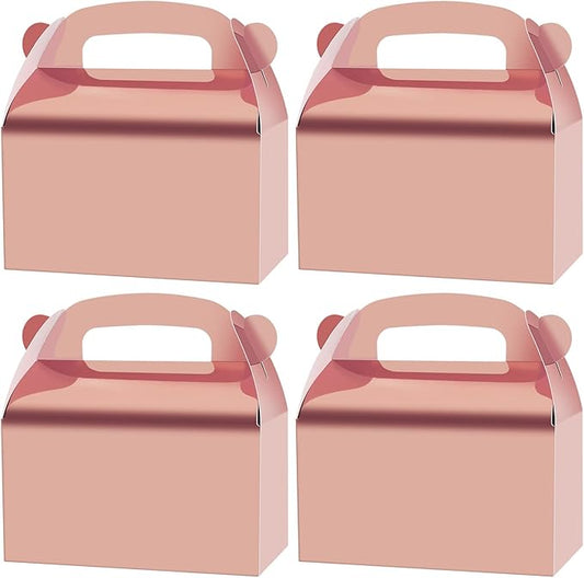 Caja Fiesta gold rose "6.25 x 3.5"