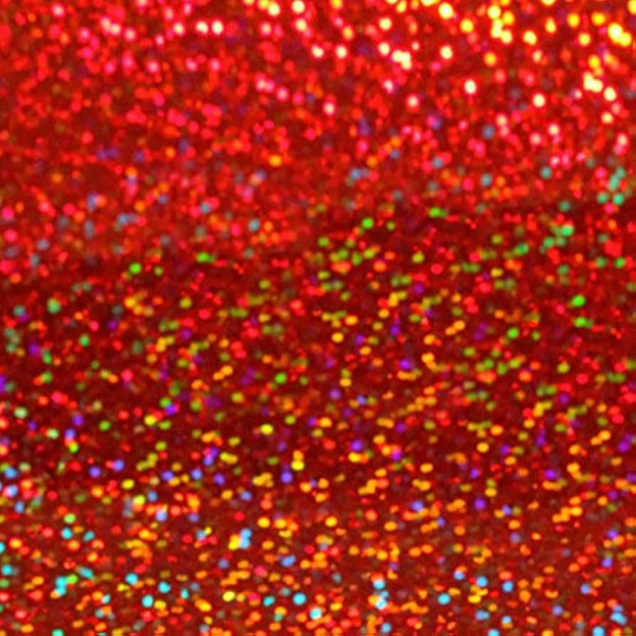 HTV SISER /Iron-On - Holográfico Red