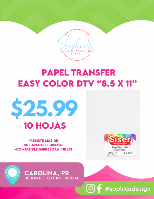 EasyColor™ DTV™ 8.4x11