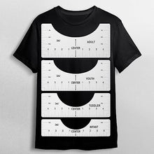 Load image into Gallery viewer, Regla de camiseta, 4 piezas, herramienta de alineación de camisetas &quot;PLANCHADO&quot;.
