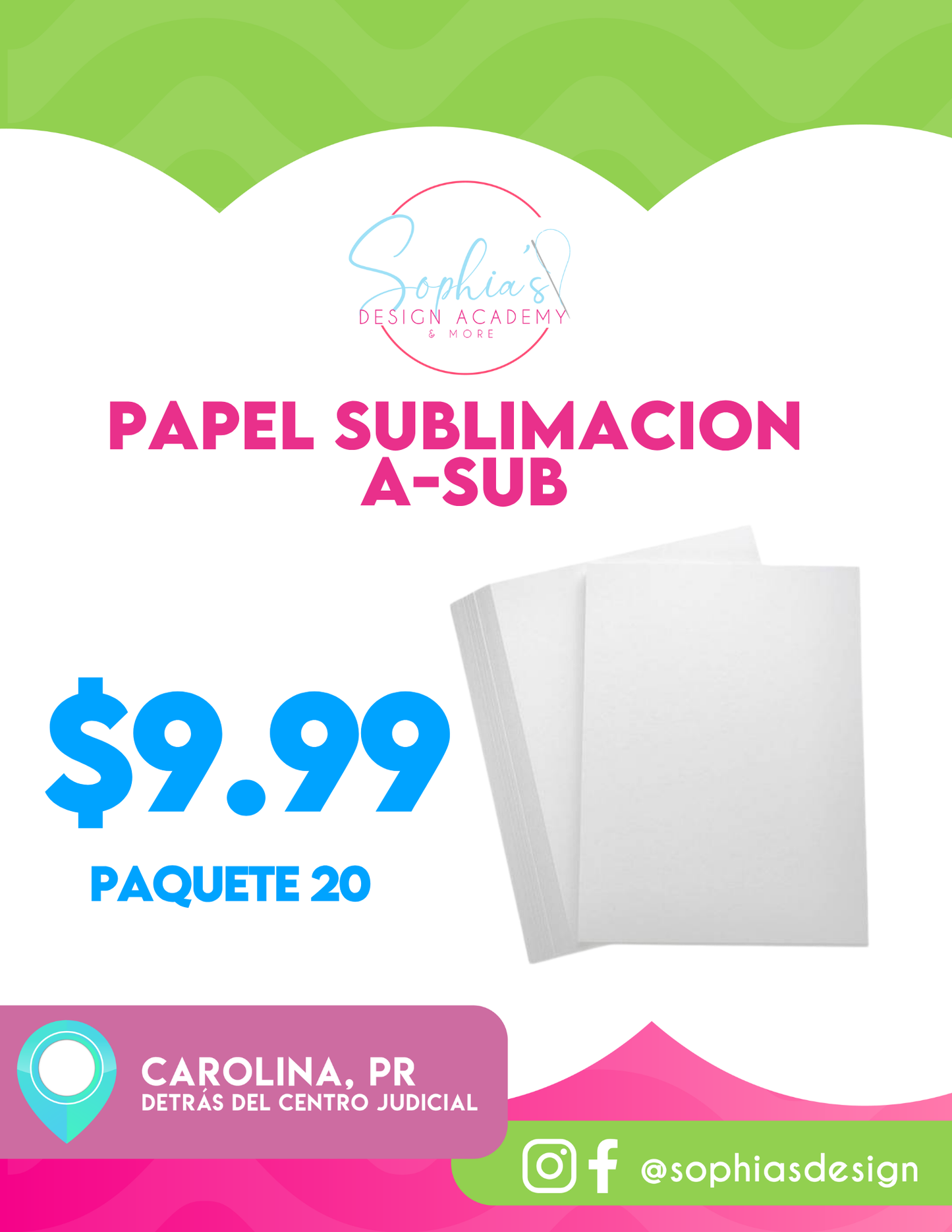 Papel para Sublimar A-SUB