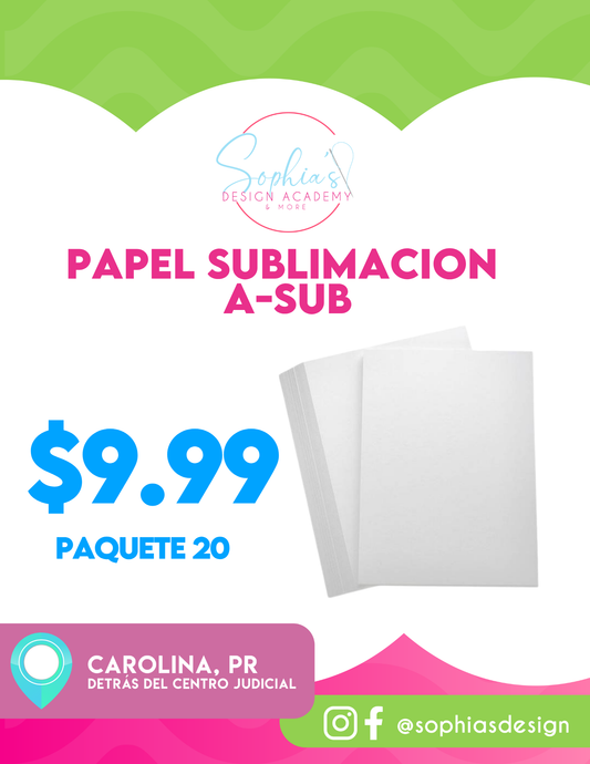Papel para Sublimar A-SUB