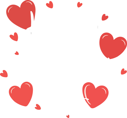 Happy Valentine's Day White