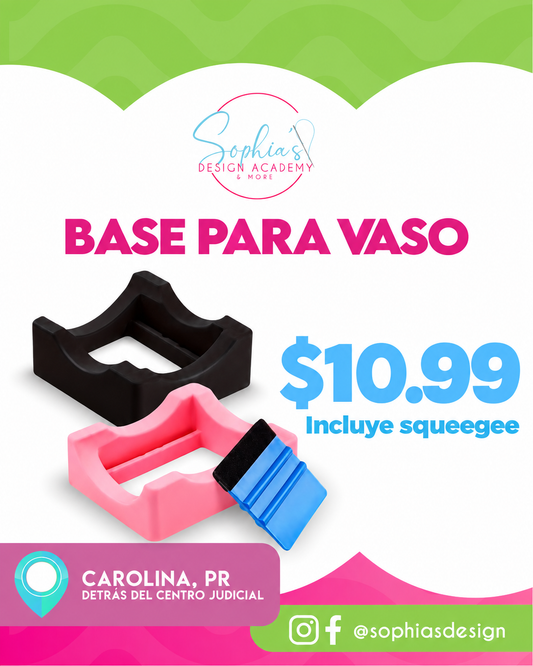 Base para Vaso con squegee