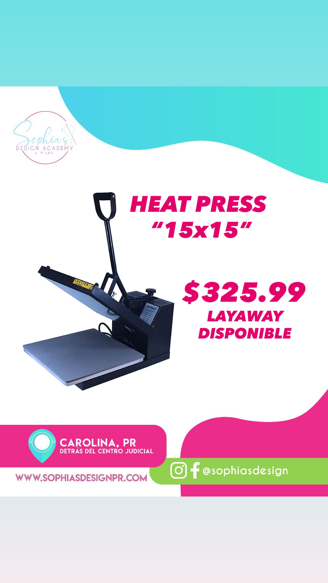 Heat Press 15X15