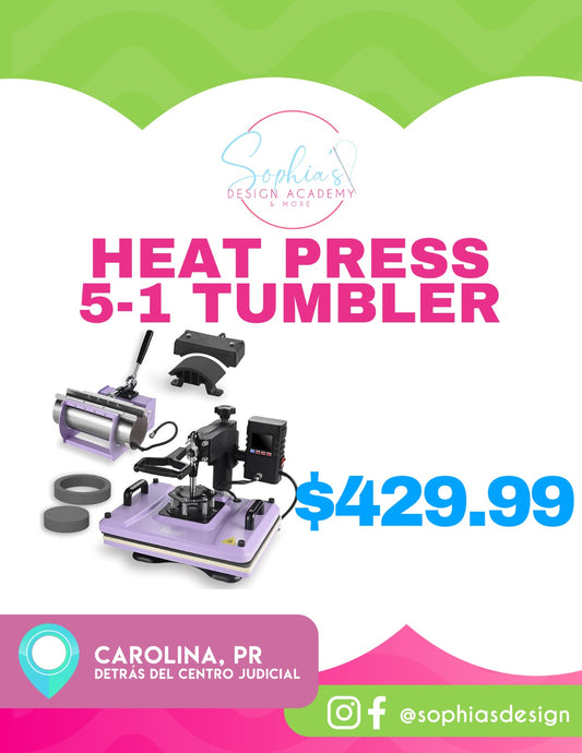 Heat Press 5 en 1 "12x15"