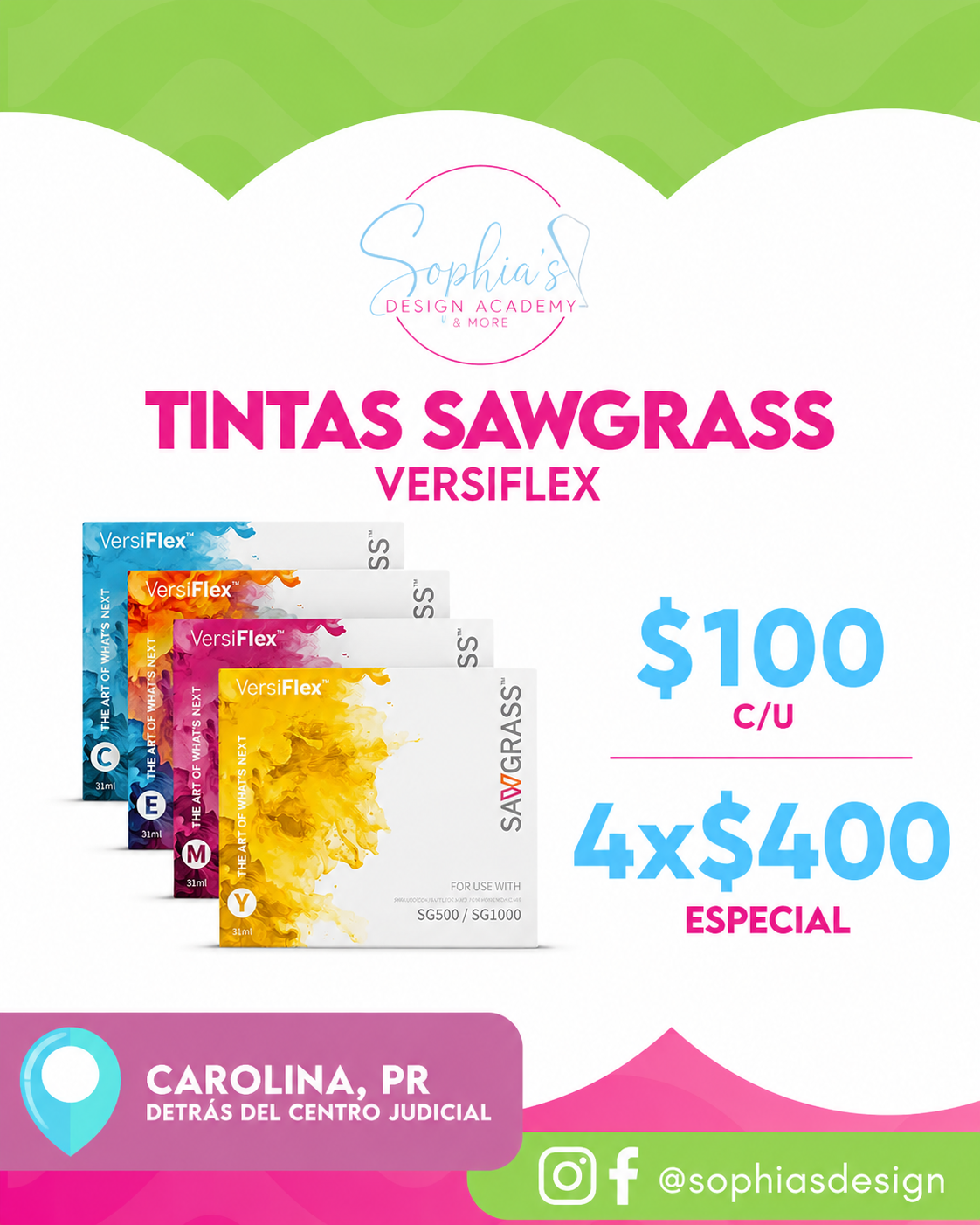 Tintas VersiFlex - Sawgrass