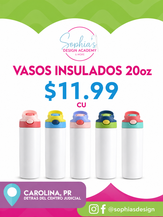 Botella de Niño Insulada 20oz