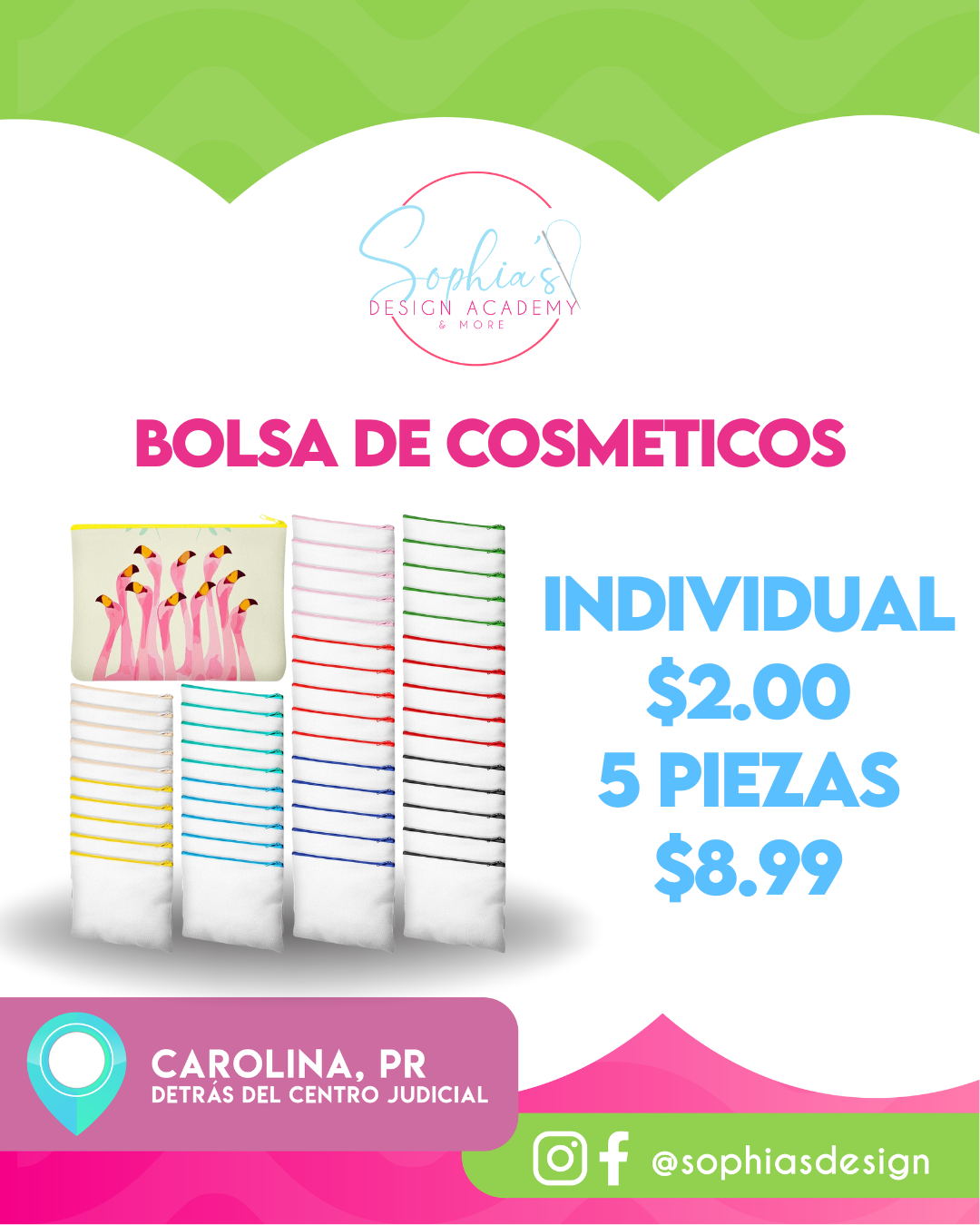 Bolsas de cosméticos