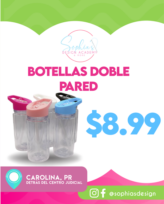 Botella doble pared para niños