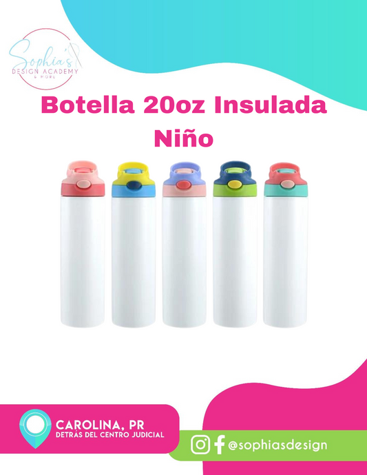 Botella de Niño Insulada 20oz
