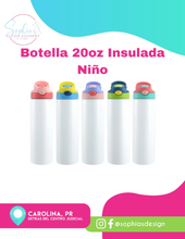 Load image into Gallery viewer, Botella de Niño Insulada 20oz
