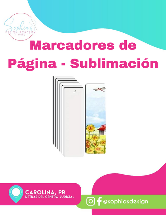 Marcadores de Página - Sublimación