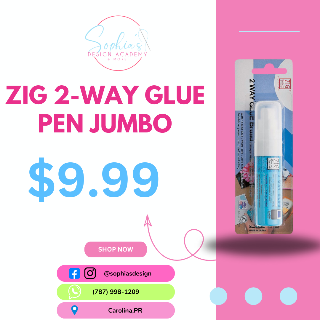 Pega Zig 2-Way Glue Pen Jumbo