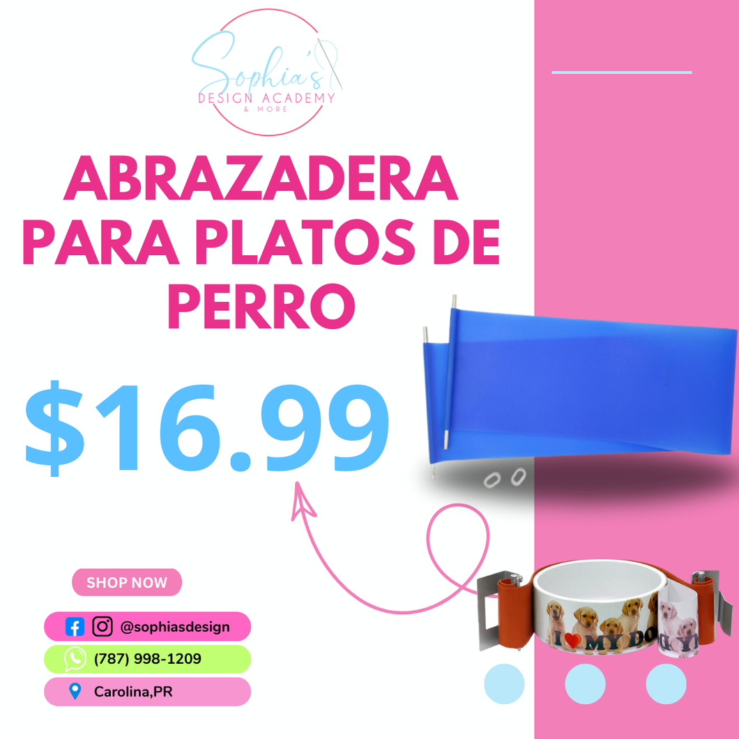 Abrazadera para platos de perros