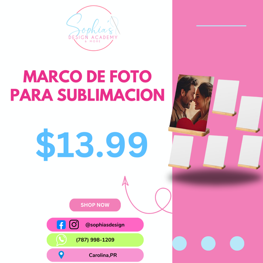Marco de foto para sublimacion