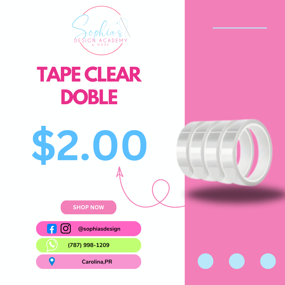 TAPE CLEAR DOBLE