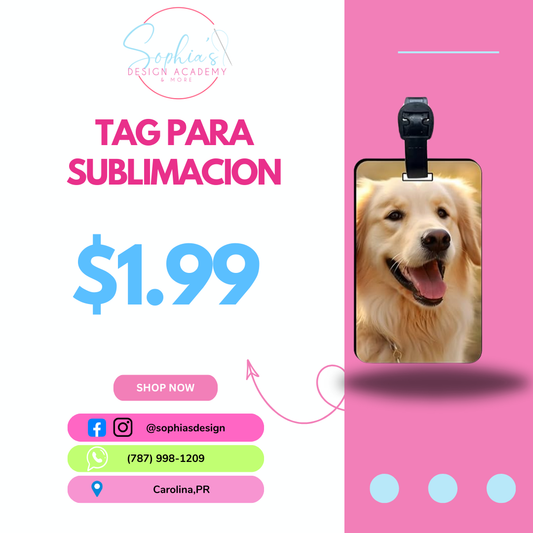 TAG PARA SUBLIMACION