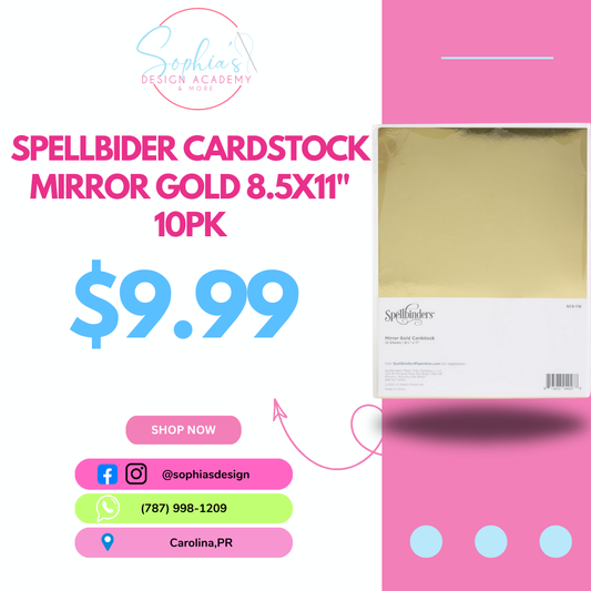 Spellbinders Color Essentials Cardstock 8.5"X11" 10/Pkg