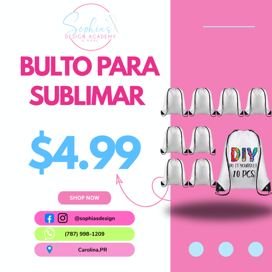 Bulto para Sublimar