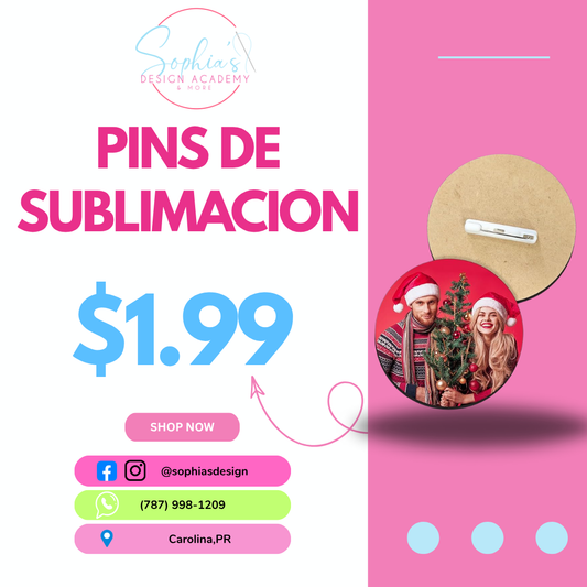 PIN PARA SUBLIMAR