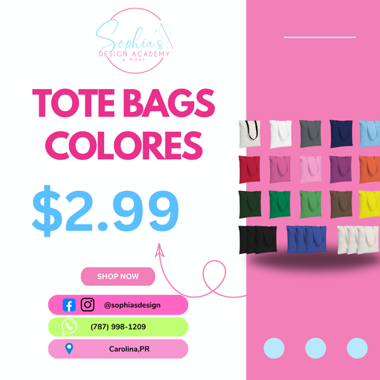 Tote Bags de colores