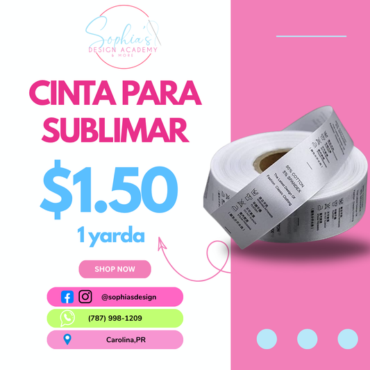 CINTA PARA SUBLIMAR