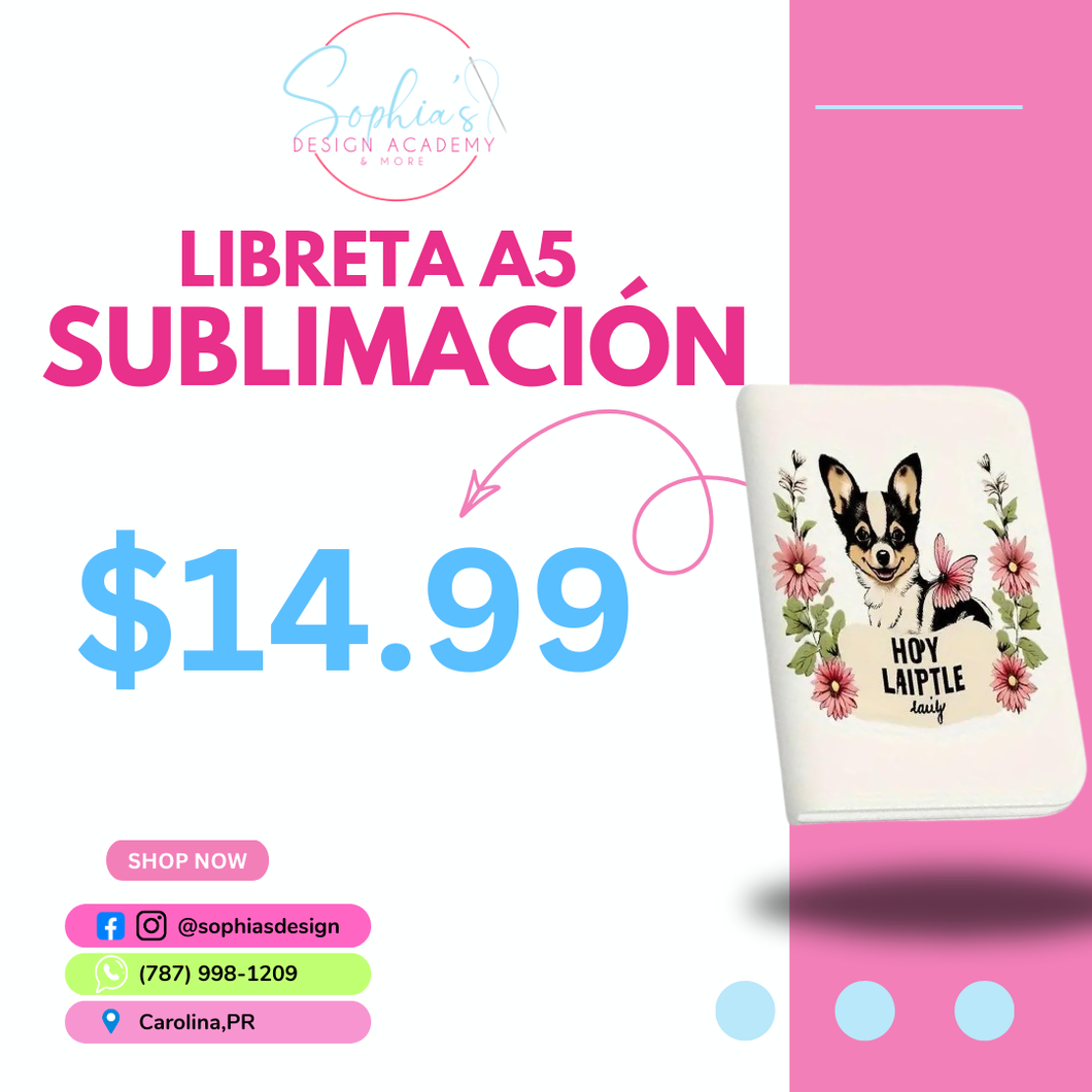 Libreta A5 - Sublimación