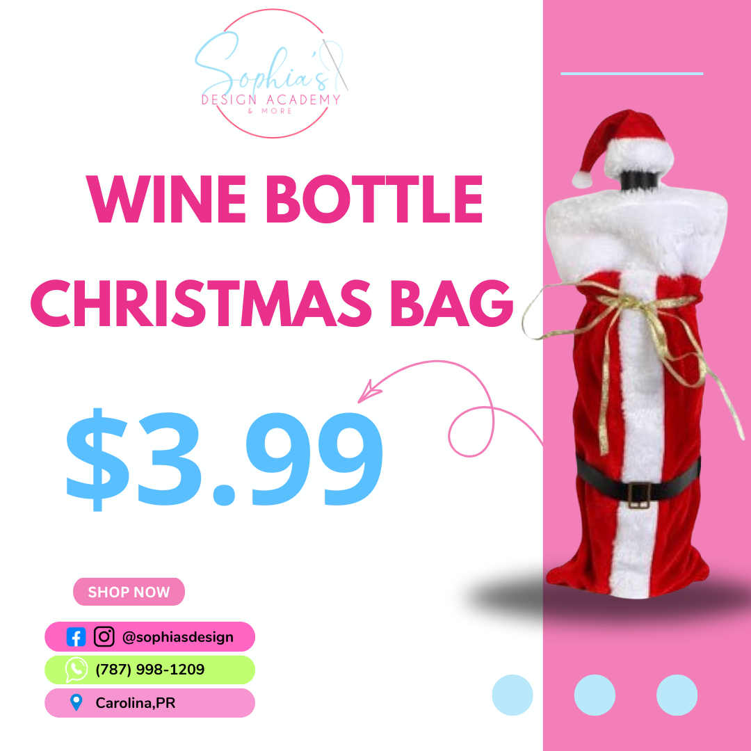 Wine Bottle Bag Christmas