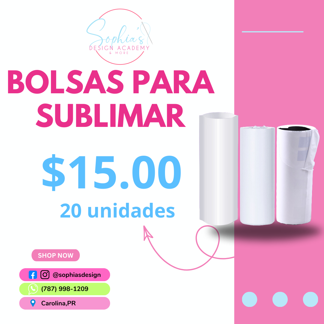 Bolsas para sublimar