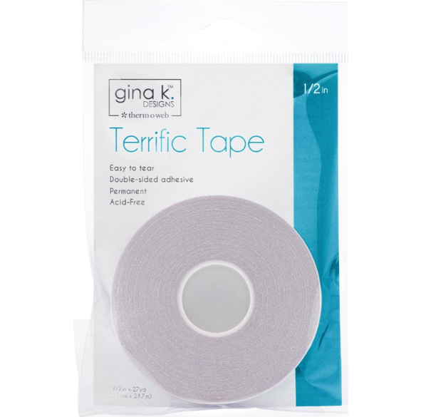 Tape Transparente Doble Cara 1/2''
