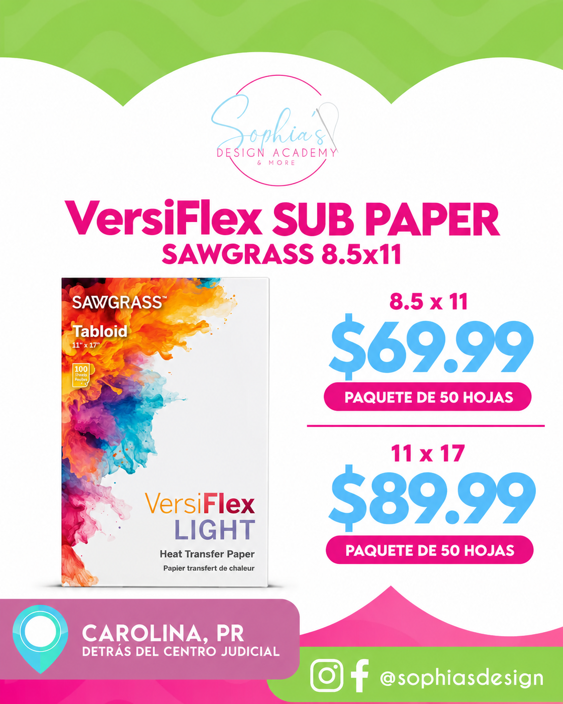 VersiFlex sub paper- Sawgrass
