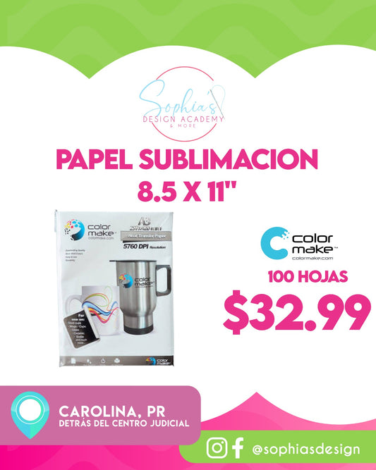 PAPEL DE SUBLIMACION COLOR MAKE