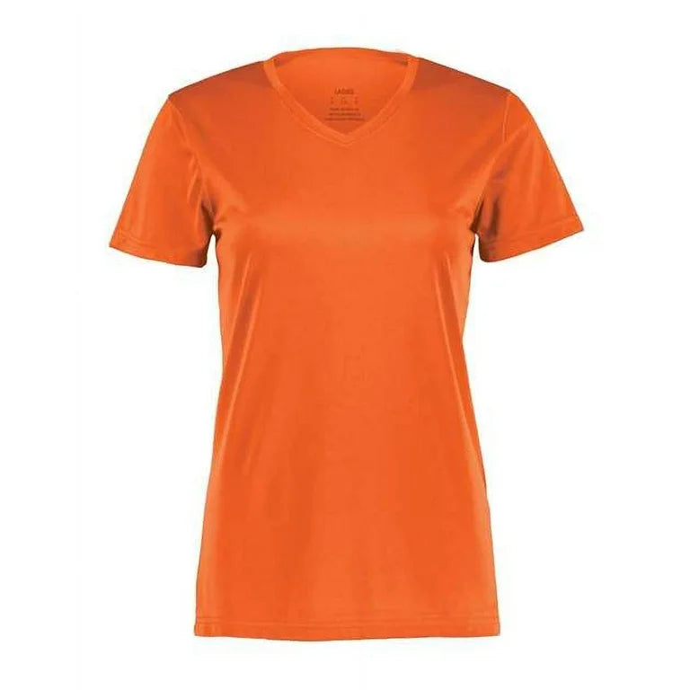 T-Shirt Microfibra - Augusta Cuello V - Dama Color Oscuro