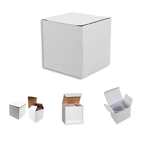 Caja Blanca Individual para Tazas 10oz o 11oz