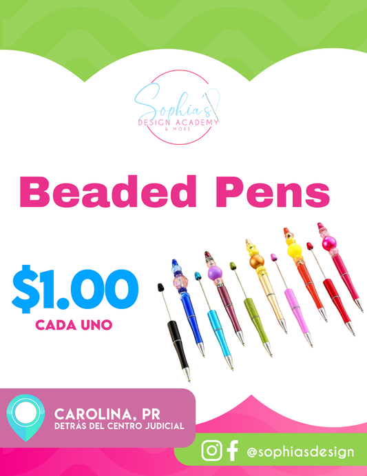Beaded Pen (Boligrafos)
