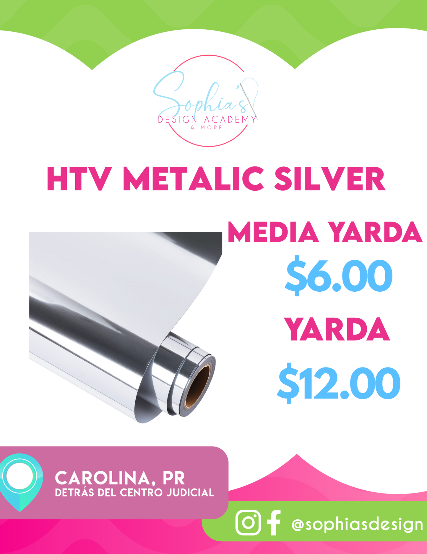 HTV/Iron-On - Metalic Silver