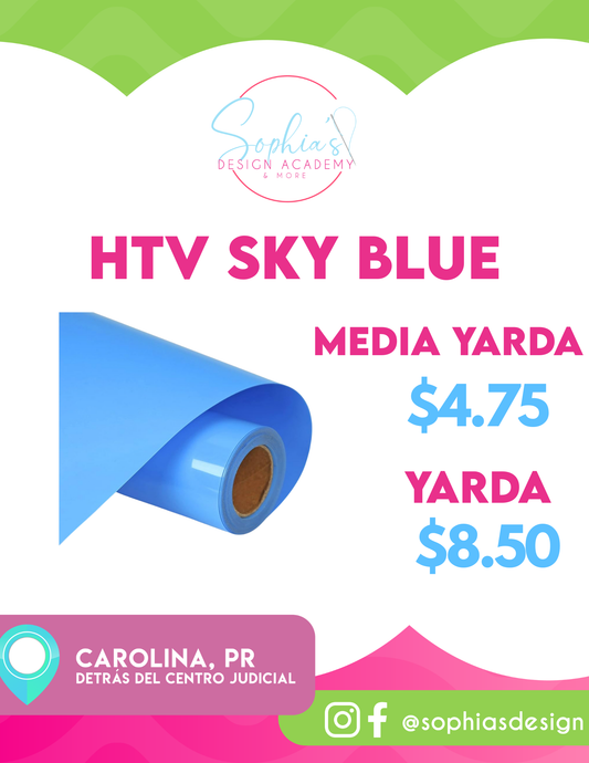 HTV/Iron-On - sky blue