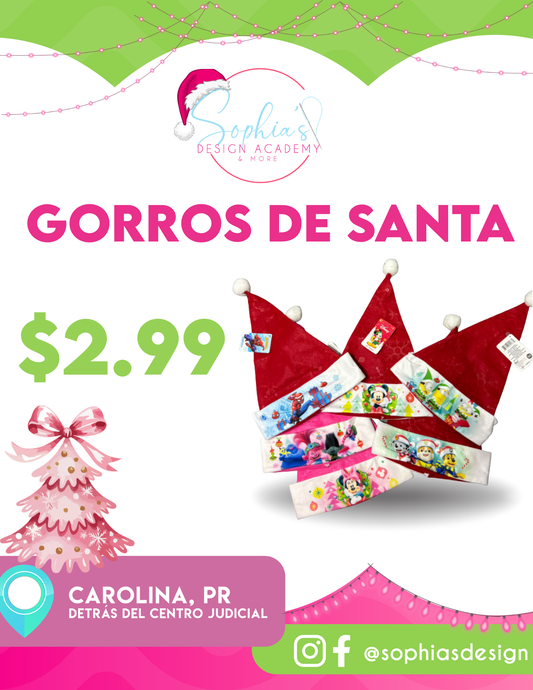 GORRO DE SANTA ANIMADO